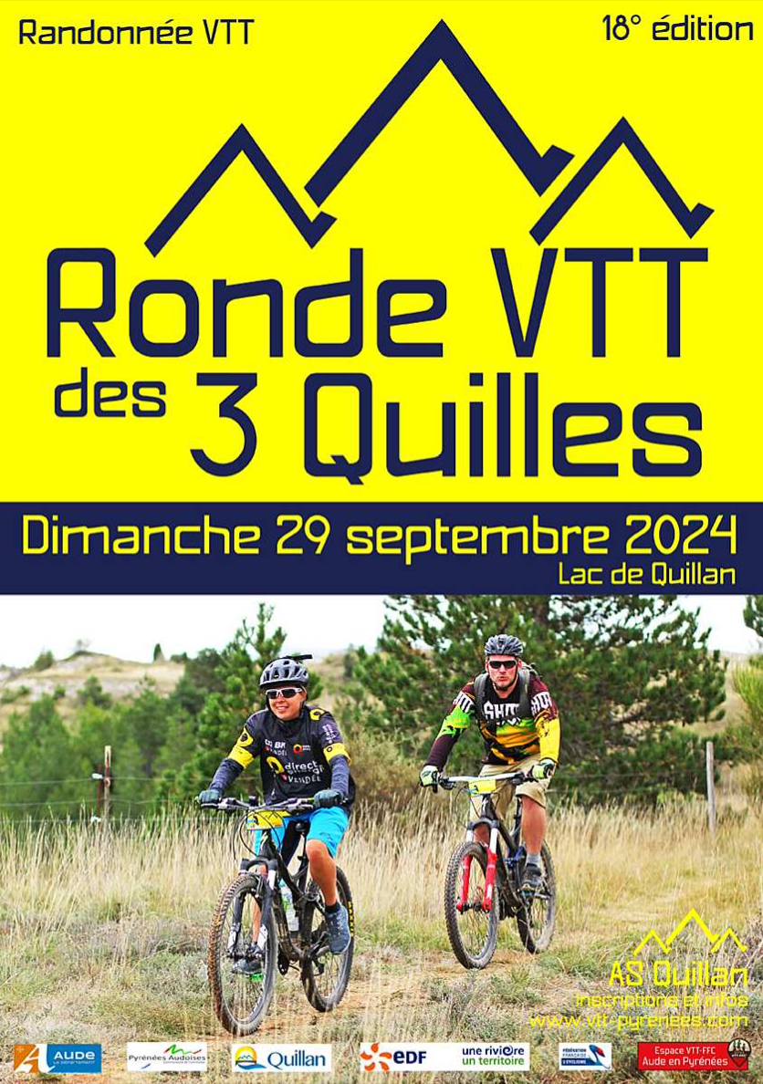 18e édition Ronde VTT des 3 Quilles 