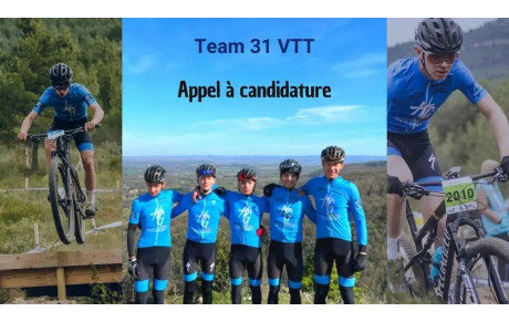 Candidature Team VTT