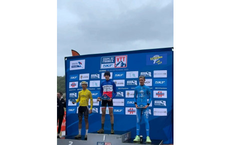 Matys LABAT sur le podium final de la CDF VTT ! 