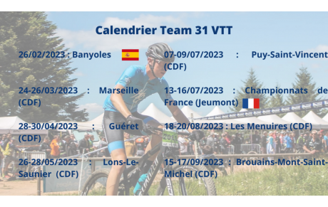 Reprise imminente pour nos VTTistes !