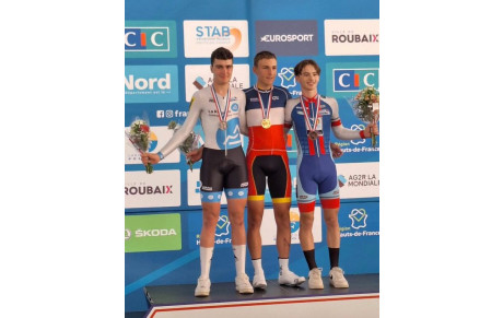Nos jeunes titrés au championnats de France sur Piste !