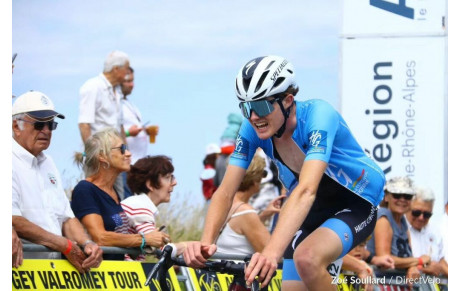 Nos juniors à la Hauteur sur l'Ain Bugey Valromey Tour